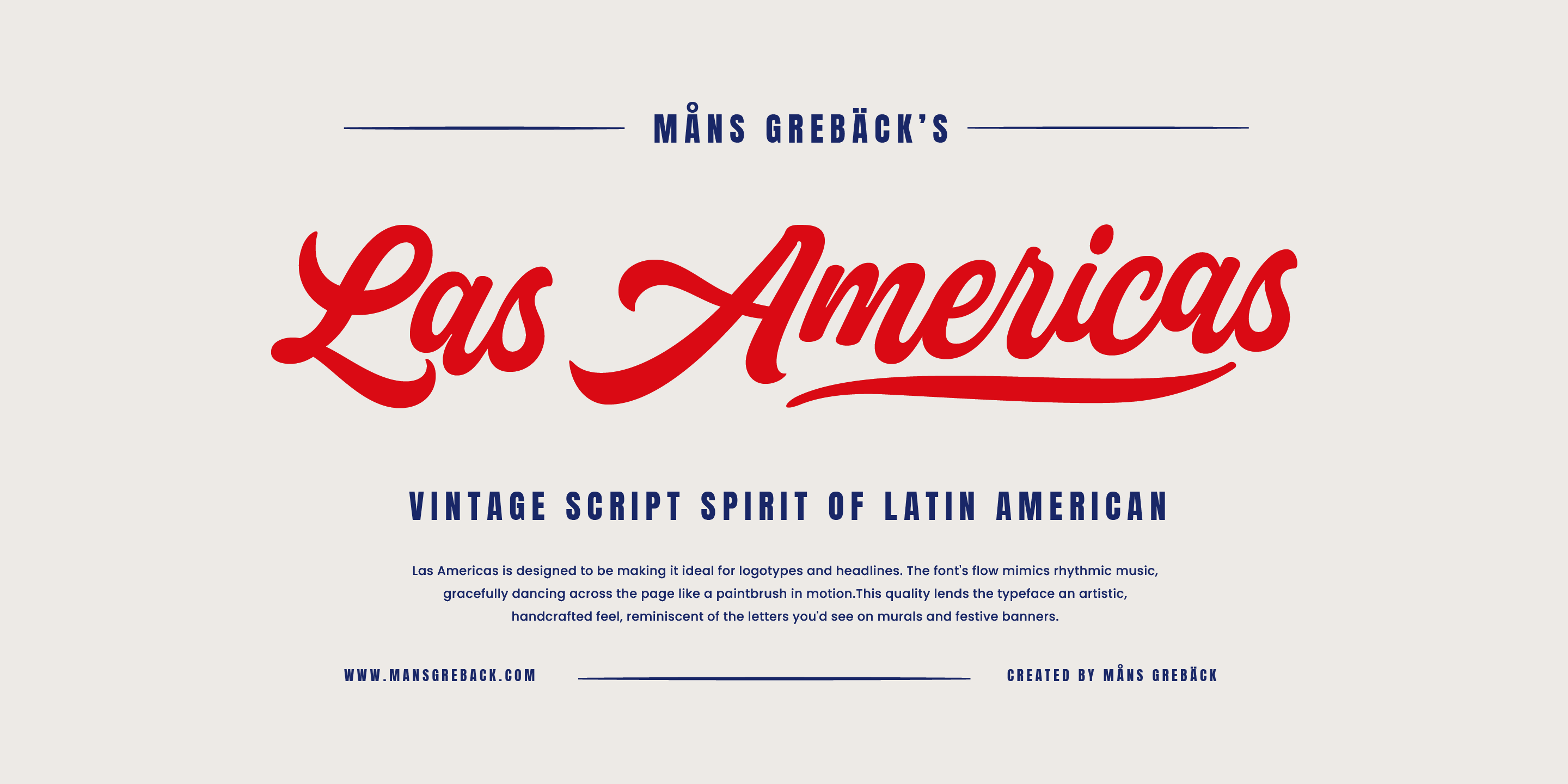 Las Americas Regular Font | Free Font Download | Download Thousands of Fonts for Free Sample Image